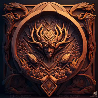 3D модель St Forge of Gods RPG игра (STL)